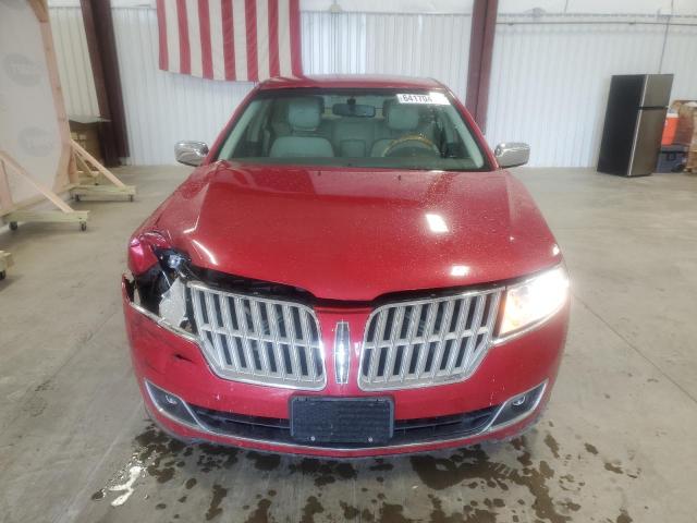 3LNDL2L38CR834253 - 2012 LINCOLN MKZ HYBRID RED photo 5