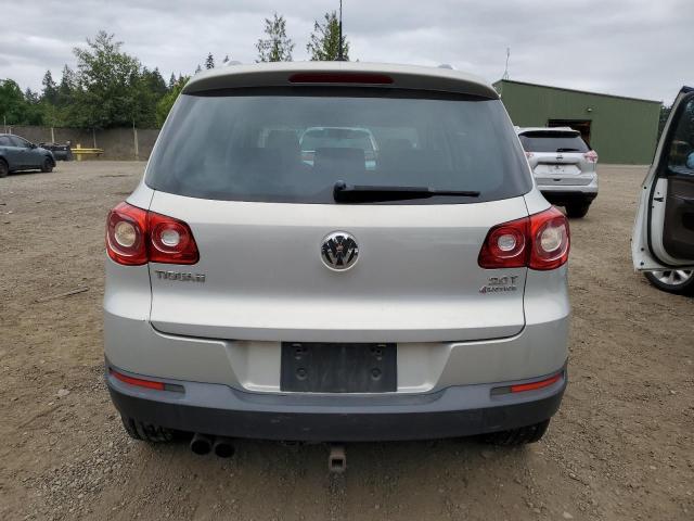 WVGBV75N09W545774 - 2009 VOLKSWAGEN TIGUAN SE SILVER photo 6