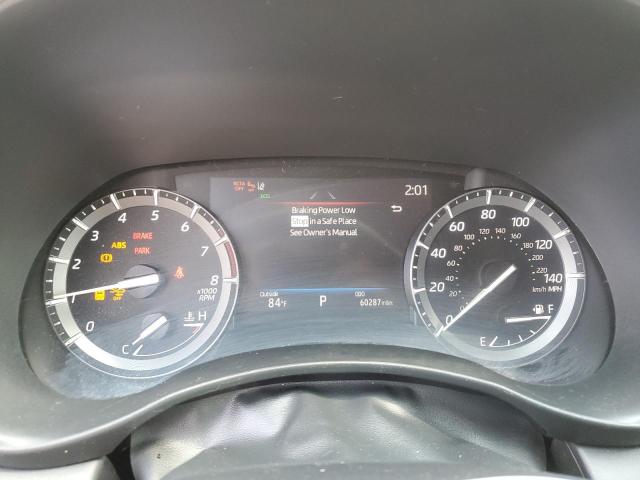 5TDGZRBH1MS083744 - 2021 TOYOTA HIGHLANDER XLE GRAY photo 9