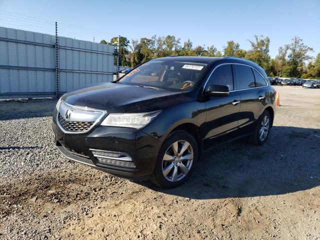 5FRYD4H82FB007176 - 2015 ACURA MDX ADVANCE BLACK photo 2