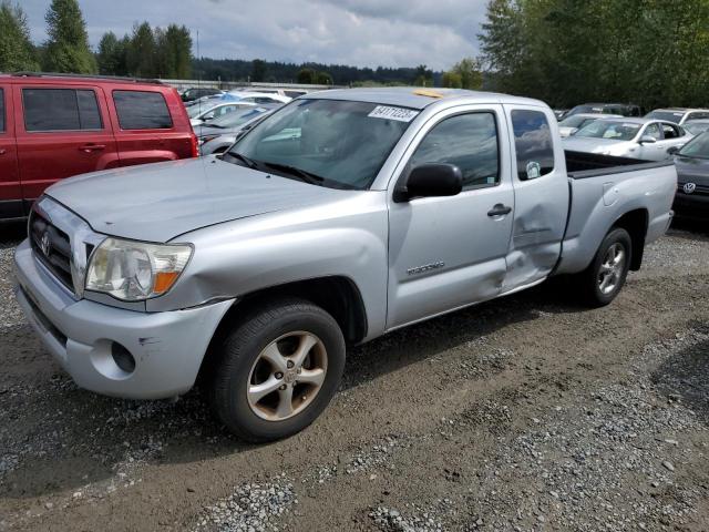 5TETX22N57Z330756 - 2007 TOYOTA TACOMA ACCESS CAB ვერცხლისფერი ფოტო 1