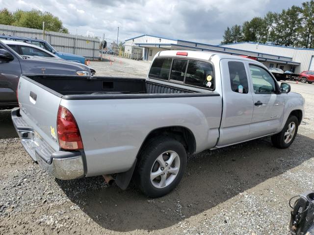 5TETX22N57Z330756 - 2007 TOYOTA TACOMA ACCESS CAB ვერცხლისფერი ფოტო 3
