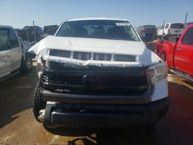 5TFRM5F1XEX070855 - 2014 TOYOTA TUNDRA DOUBLE CAB SR/SR5 WHITE photo 5