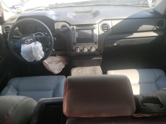 5TFRM5F1XEX070855 - 2014 TOYOTA TUNDRA DOUBLE CAB SR/SR5 WHITE photo 8