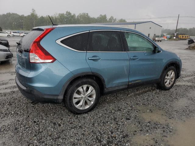 2HKRM4H78EH641511 - 2014 HONDA CR-V EXL BLUE photo 3