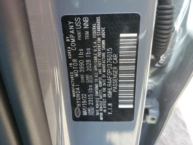 KMHLR4AF0PU376015 - 2023 HYUNDAI ELANTRA N LINE GRAY photo 13