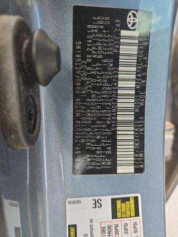 5YFB4MDE2PP047637 - 2023 TOYOTA COROLLA LE ნაცრისფერი ფოტო 12