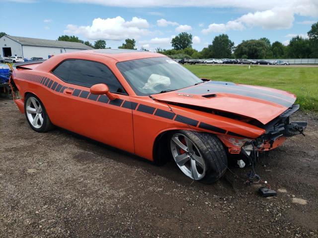 2B3LJ74W89H549506 - 2009 DODGE CHALLENGER SRT-8 ORANGE photo 4