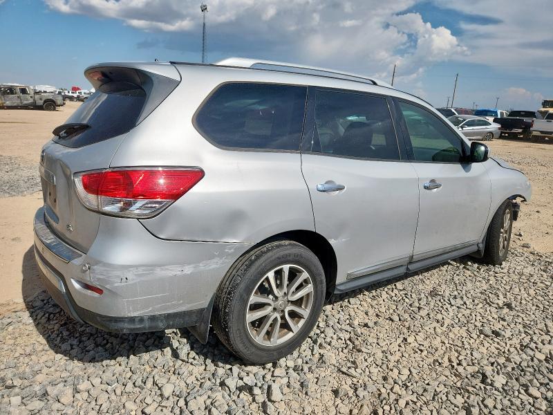 5N1AR2MN0FC666726 - 2015 NISSAN PATHFINDER S 银色 照片 3