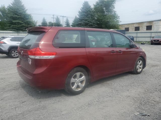 5TDZK3DC6CS278779 - 2012 TOYOTA SIENNA RED photo 3