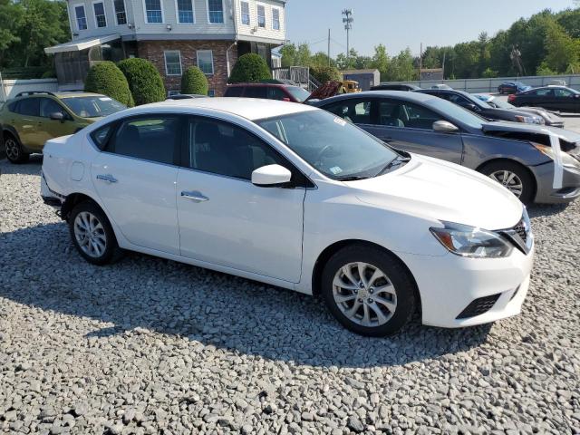 3N1AB7AP6KY437211 - 2019 NISSAN SENTRA S თეთრი ფოტო 4