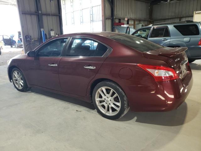 1N4AA5AP8AC808502 - 2010 NISSAN MAXIMA S MAROON photo 2