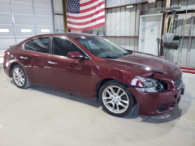 1N4AA5AP8AC808502 - 2010 NISSAN MAXIMA S MAROON photo 4