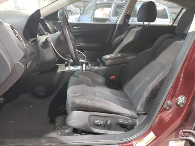1N4AA5AP8AC808502 - 2010 NISSAN MAXIMA S MAROON photo 7