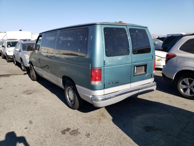 1FMRE11L3WHA54079 - 1998 FORD ECONOLINE E150 GREEN photo 2