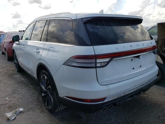 5LM5J7XC0LGL09600 - 2020 LINCOLN AVIATOR RESERVE WHITE photo 3