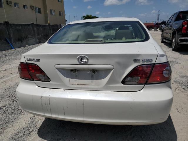 JTHBA30GX45026018 - 2004 LEXUS ES 330 WHITE photo 6