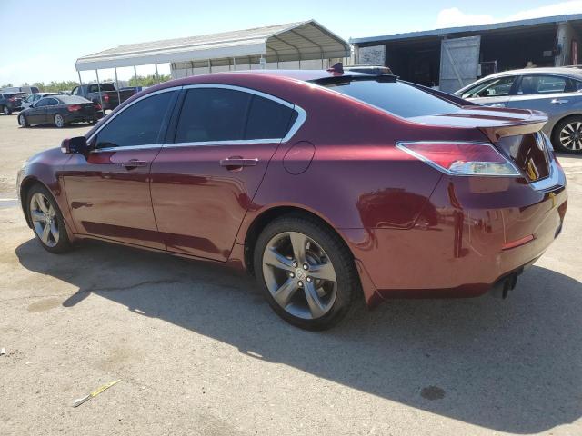 19UUA8F76DA017050 - 2013 ACURA TL ADVANCE MAROON photo 2