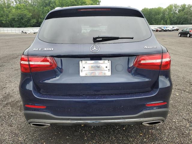 WDC0G4KB8HF132282 - 2017 MERCEDES-BENZ GLC 300 4MATIC BLUE photo 6