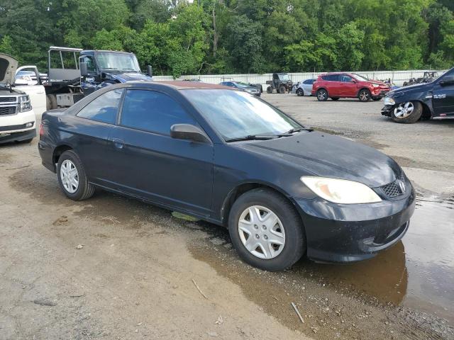 1HGEM22135L066710 - 2005 HONDA CIVIC DX VP შავი ფოტო 4