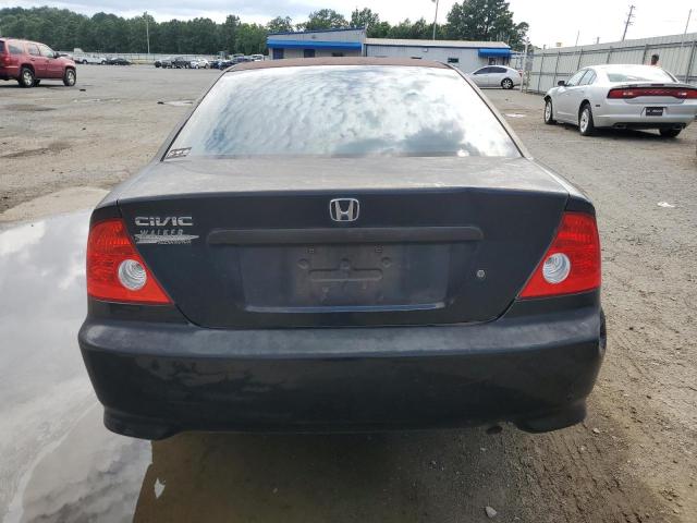 1HGEM22135L066710 - 2005 HONDA CIVIC DX VP შავი ფოტო 6
