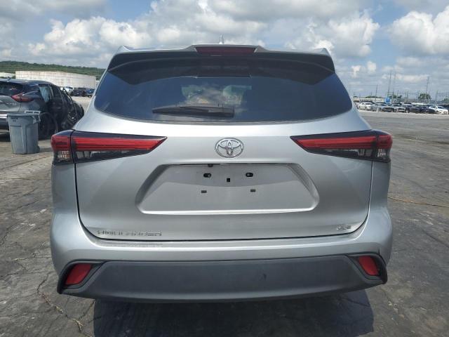 5TDGZRAHXLS502755 - 2020 TOYOTA HIGHLANDER XLE SILVER photo 6
