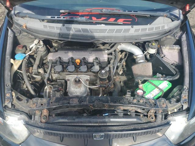 2HGFG12818H505665 - 2008 HONDA CIVIC EX BLACK photo 11