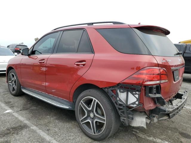 4JGDA5JB1GA783079 - 2016 MERCEDES-BENZ GLE 350 RED photo 2