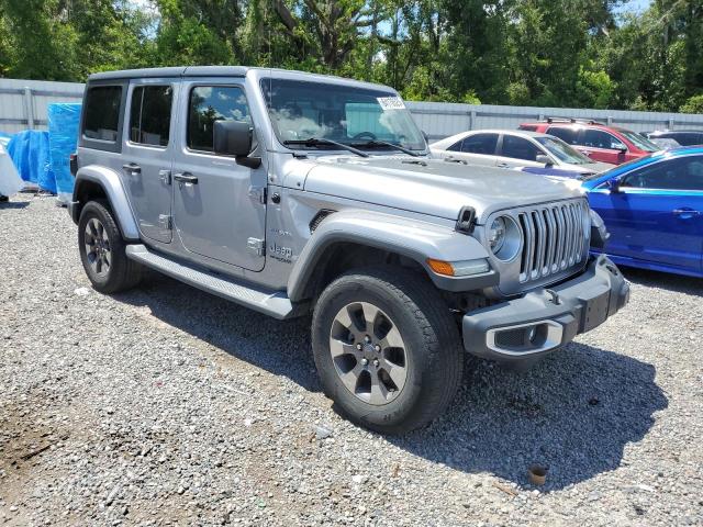 1C4HJXEG3JW203459 - 2018 JEEP WRANGLER U SAHARA SILVER photo 4