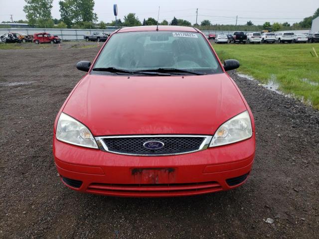 1FAFP31N77W334735 - 2007 FORD FOCUS ZX3 RED photo 5
