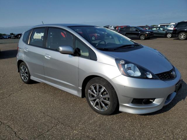 JHMGE8H52DC062999 - 2013 HONDA FIT SPORT SILVER photo 4