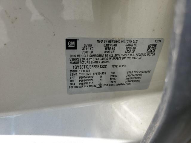 1GYS3TKJ0FR531222 - 2015 CADILLAC ESCALADE ESV PREMIUM 棕色 照片 14