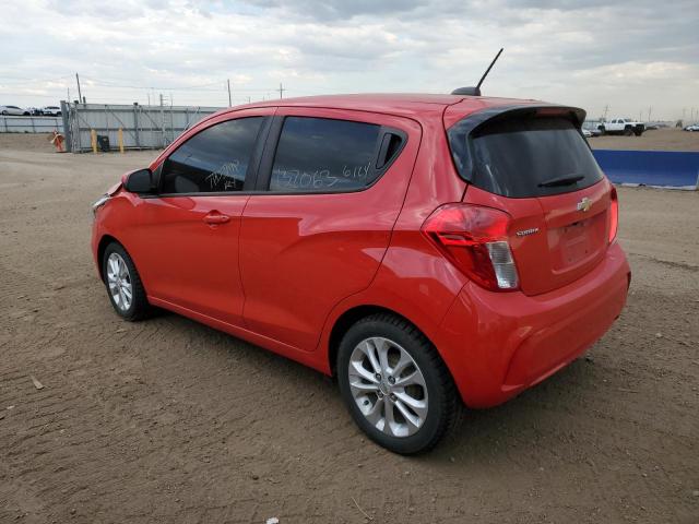 KL8CD6SA8KC728279 - 2019 CHEVROLET SPARK 1LT RED photo 2