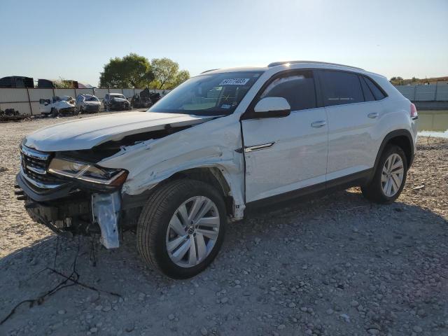1V2JC2CA4MC237962 - 2021 VOLKSWAGEN ATLAS CROS SE თეთრი ფოტო 1