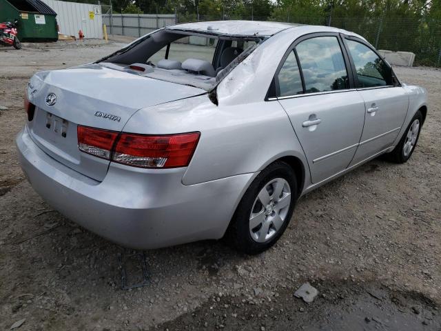 5NPET46C18H325907 - 2008 HYUNDAI SONATA GLS SILVER photo 3