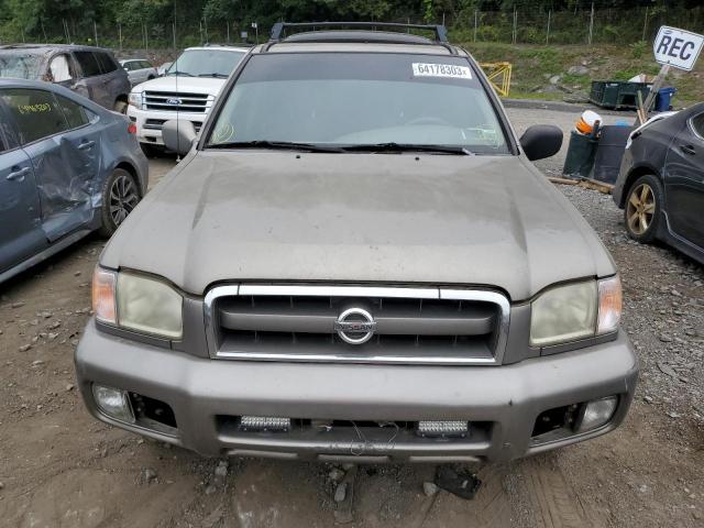 JN8DR09X33W704755 - 2003 NISSAN PATHFINDER LE GRAY photo 5