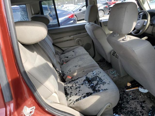 1J8HG48K88C219769 - 2008 JEEP COMMANDER SPORT წითელი ფოტო 11