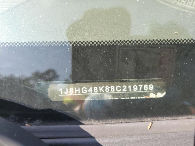 1J8HG48K88C219769 - 2008 JEEP COMMANDER SPORT წითელი ფოტო 13