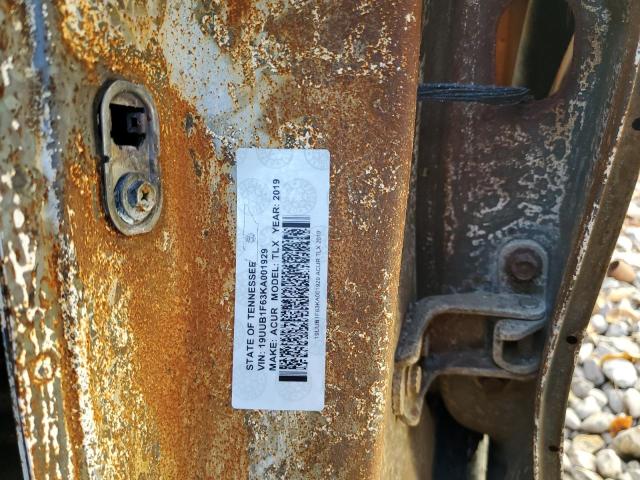 19UUB1F63KA001929 - 2019 ACURA TLX TECHNOLOGY BURN photo 12