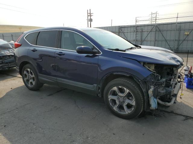 7FARW2H52JE063948 - 2018 HONDA CR-V EX BLUE photo 4