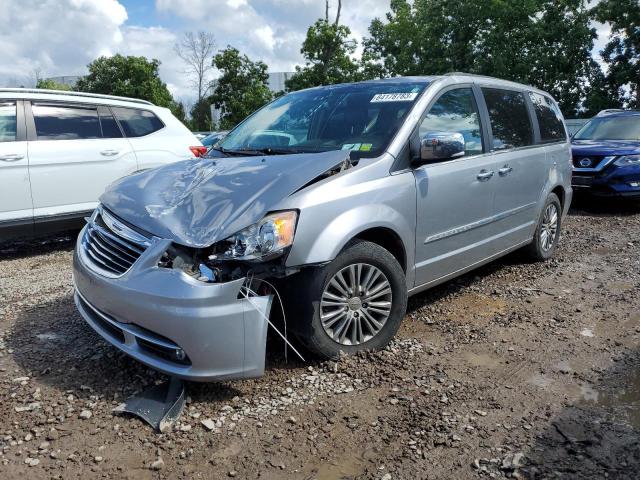 2C4RC1CG1DR796864 - 2013 CHRYSLER TOWN & COU TOURING L SILVER photo 1