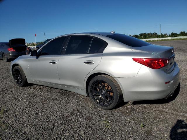 JN1BV7AR4EM707279 - 2014 INFINITI Q50 BASE SILVER photo 2