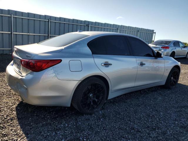 JN1BV7AR4EM707279 - 2014 INFINITI Q50 BASE SILVER photo 3