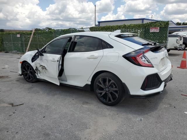 SHHFK7H95KU213402 - 2019 HONDA CIVIC SPORT TOURING WHITE photo 2