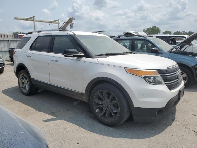 1FM5K8D85DGB13675 - 2013 FORD EXPLORER XLT WHITE photo 4