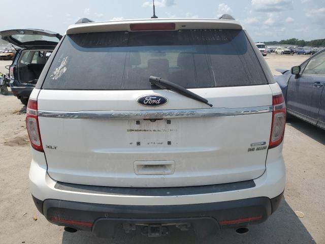 1FM5K8D85DGB13675 - 2013 FORD EXPLORER XLT WHITE photo 6