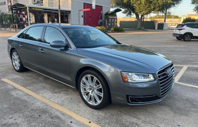 WAU32AFD7FN002635 - 2015 AUDI A8 L QUATTRO GRAY photo 1