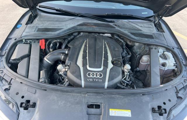 WAU32AFD7FN002635 - 2015 AUDI A8 L QUATTRO GRAY photo 7