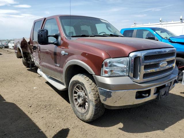 1FTWW31P35ED01104 - 2005 FORD F350 SRW SUPER DUTY BROWN photo 4