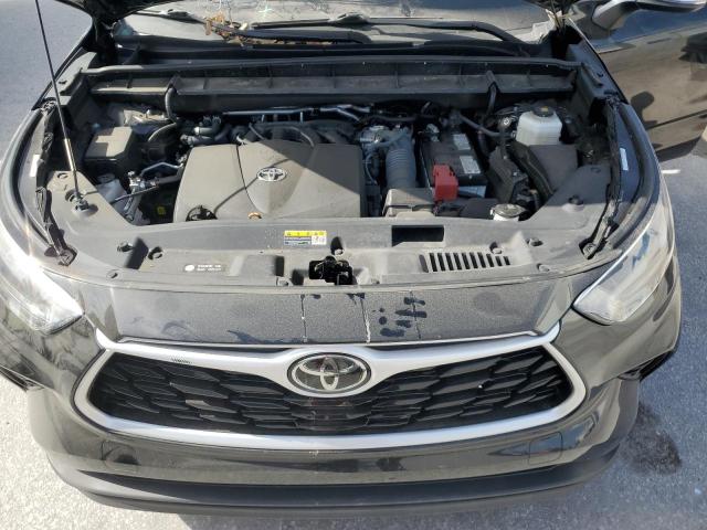5TDGZRBH2NS587074 - 2022 TOYOTA HIGHLANDER XLE BLACK photo 12